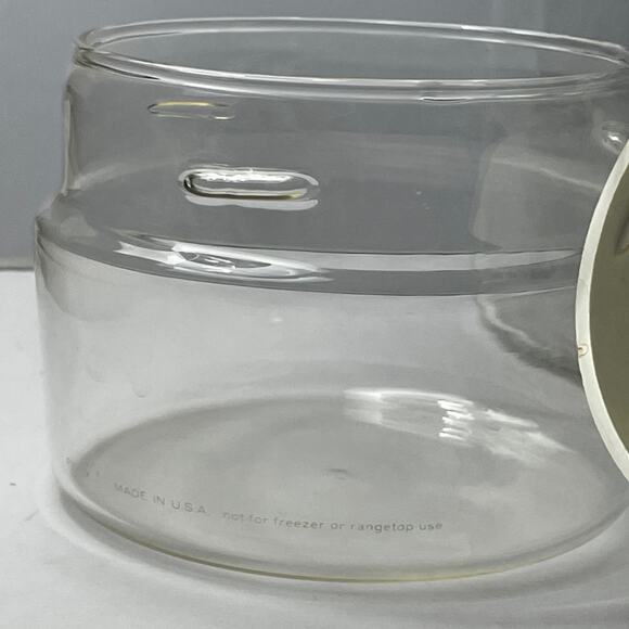 Vintage Pyrex Spice of Life Retro 4" Glass Canister w/ Lid - Picture 5 of 5